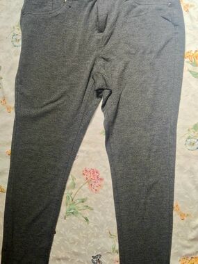 Versona Women's Dark Gray Skinny Ponte Pants